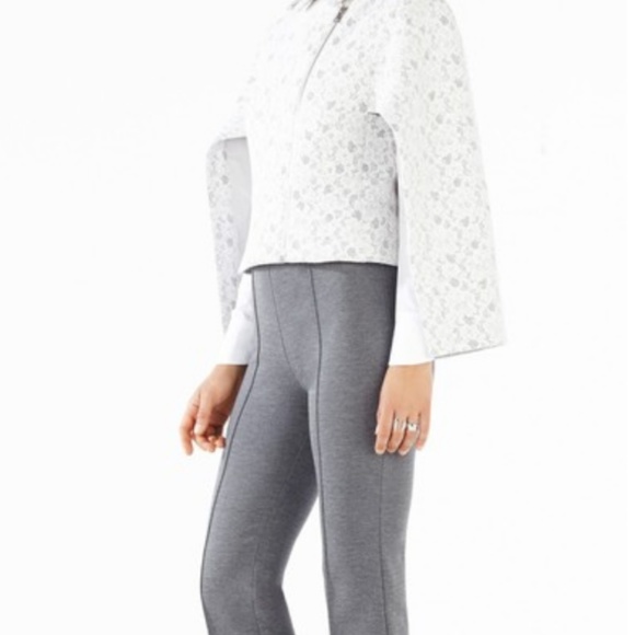 White Off Jameson Floral Lace Poncho/Cape - Picture 3 of 8